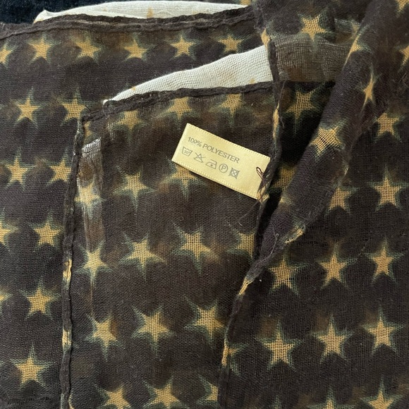 Star Patterned Multicolor Scarf - Picture 2 of 2